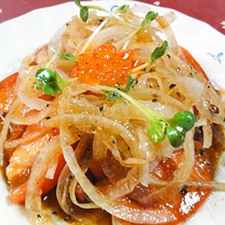 トマトのイクラサラダ